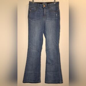 Democracy Light Blue Mid-rise Flare Jeans